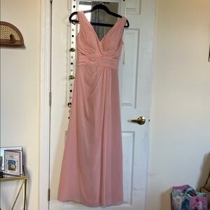 Elegant Pink Maxi Dress